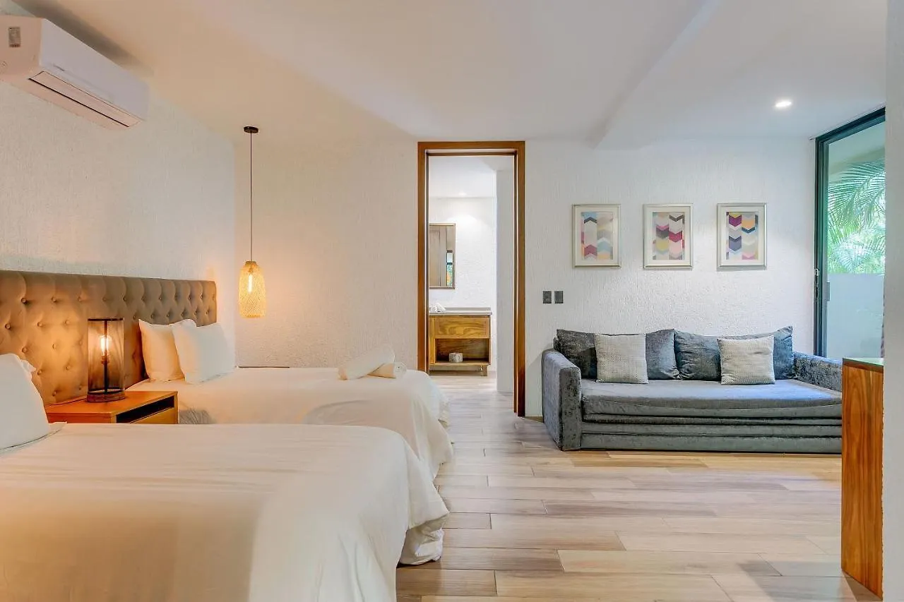 Private Plunge Pool, Art, Spa, Pool With Cabanas 툴룸 0*,  멕시코
