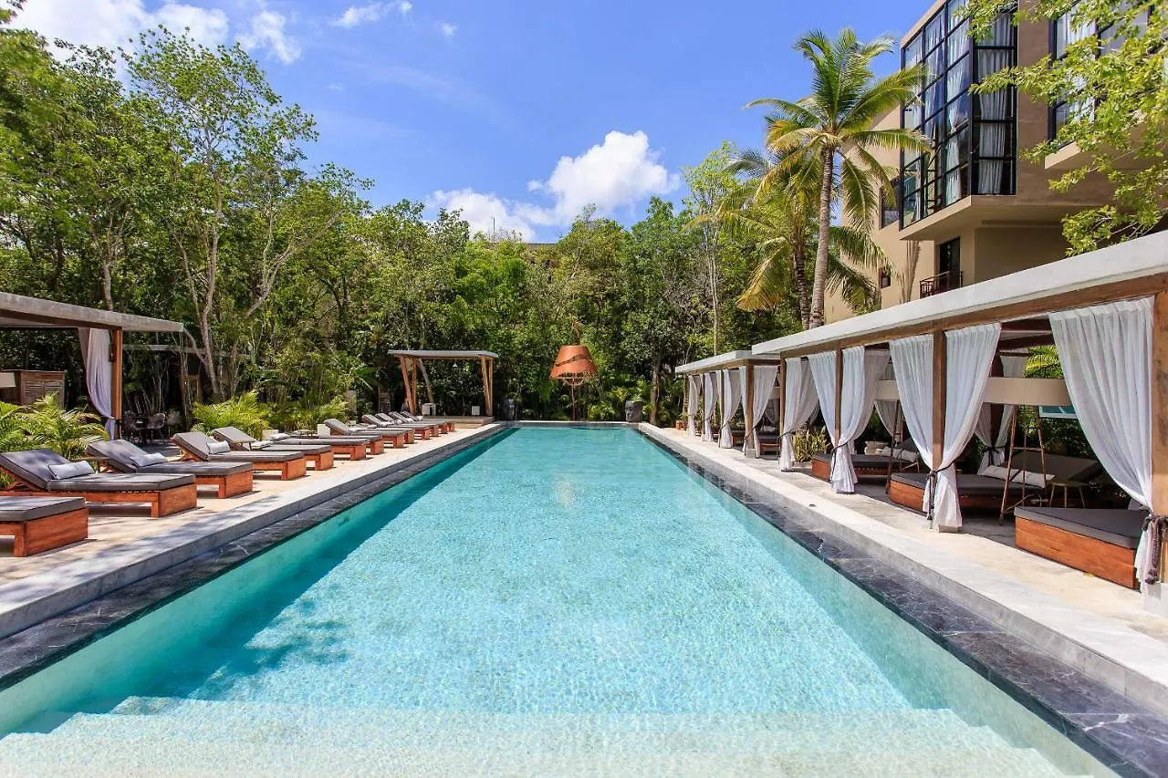 Private Plunge Pool, Art, Spa, Pool With Cabanas 툴룸 0*,  멕시코