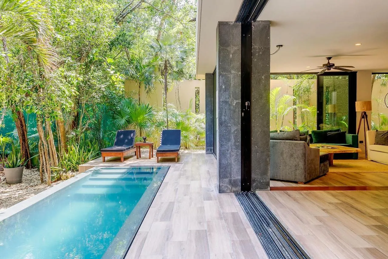 Private Plunge Pool, Art, Spa, Pool With Cabanas Tulum Mexico